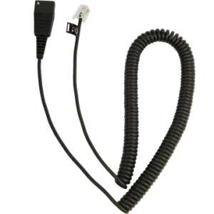 Jabra QD-RJ10, 0,5-2m, coiled - Cisco
