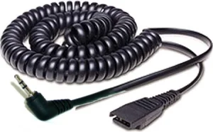 Jabra QD-2,5mm, 0,5-2m, coiled