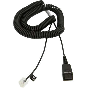 Jabra QD-RJ45, 0,5-2m, coiled - Siemens Open Stage