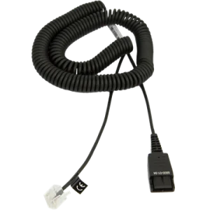 Jabra QD-RJ45, 0,5-2m, coiled - Siemens Open Stage