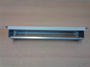 19" instalační panel s DIN lištou 3U šedá - obrázek 2