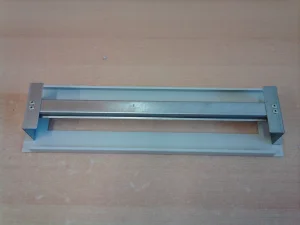 19" instalační panel s DIN lištou 3U šedá - obrázek 3