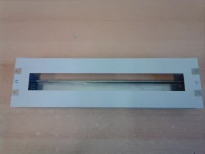 19" instalační panel s DIN lištou 3U šedá - obrázek 4