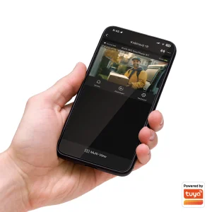 EVOLVEO DoorPhone W7, Sada domácího bezdrátového videotelefonu s WiFi černý stříbrný monitor - obrázek 4