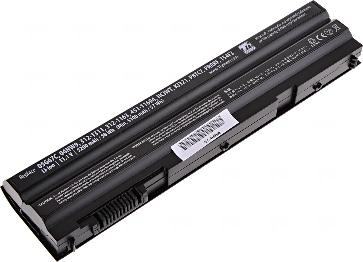 Baterie Dell Latitude E6420/E6430/E6520/E6530 58Wh (T6 Power)