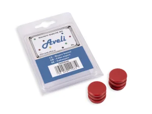 Set magnetů AVELI, červená barva - obrázek 4
