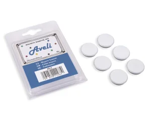Set magnetů AVELI, bílá barva - obrázek 2
