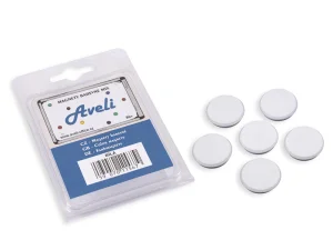 Set magnetů AVELI, bílá barva - obrázek 3