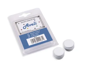 Set magnetů AVELI, bílá barva - obrázek 4