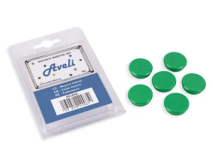 Set magnetů AVELI, zelená barva - obrázek 2