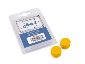 Set magnetů AVELI, žlutá barva - obrázek 2