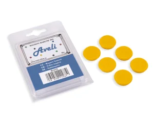 Set magnetů AVELI, žlutá barva - obrázek 3