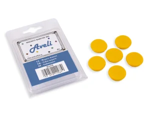 Set magnetů AVELI, žlutá barva - obrázek 4