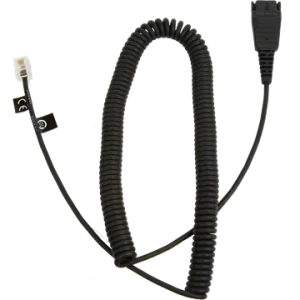 Jabra QD-RJ10, 0,5-2 m, coiled, Siemens