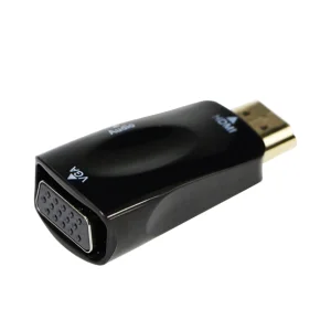 Kabel red. HDMI na VGA + Audio, M/F, černá - obrázek 2