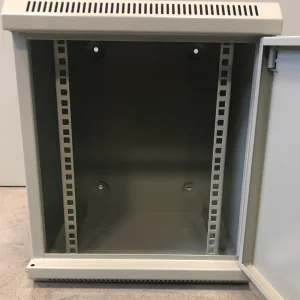 10" rack jednodílný 9U/280 DATACOM šedý plech.dv. - obrázek 2