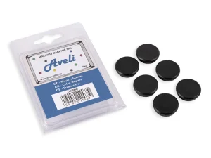 Set magnetů AVELI, černá barva - obrázek 3