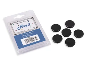 Set magnetů AVELI, černá barva - obrázek 4