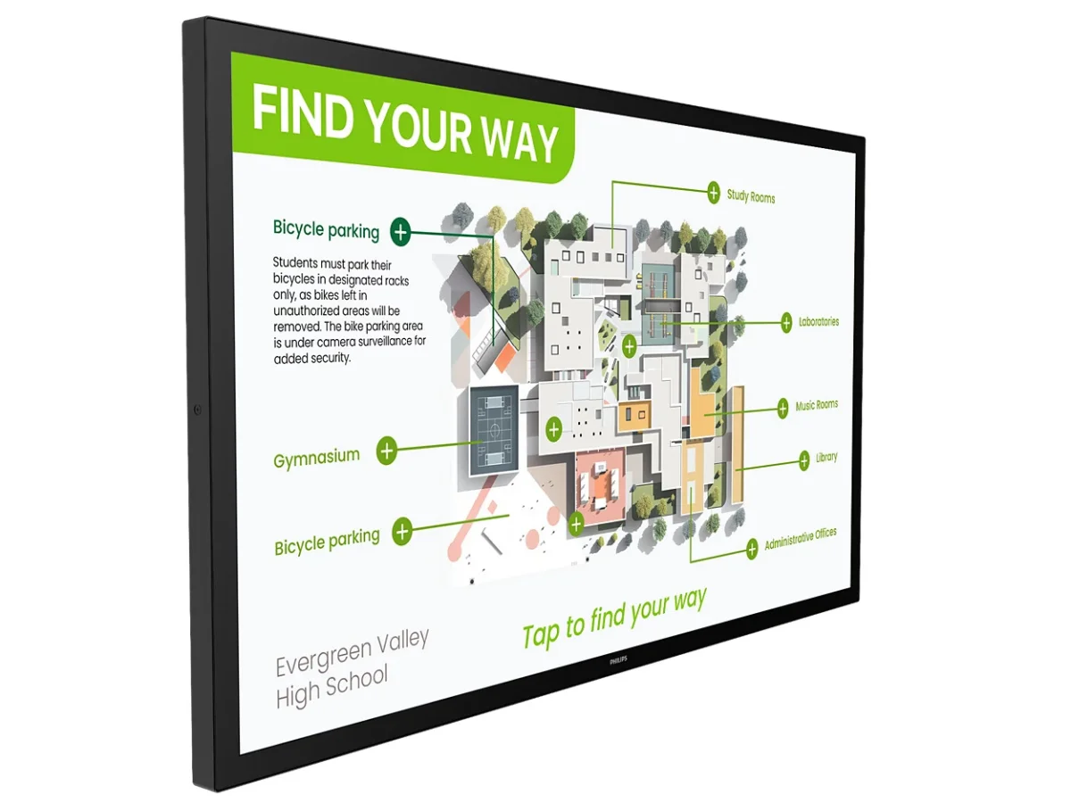 55" D-LED Philips 55BDL3751T-UHD,450c,PCap,24/7