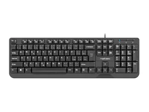 Natec Trout/Drátová USB/CZ-SK layout/Černá