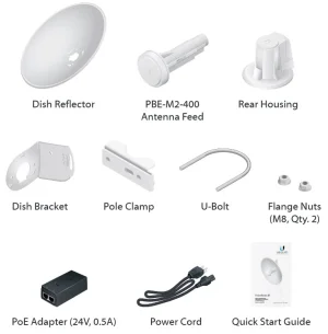 Ubiquiti PowerBeam M2, venkovní, 2.4GHz MIMO, 2x 18dBi - obrázek 3