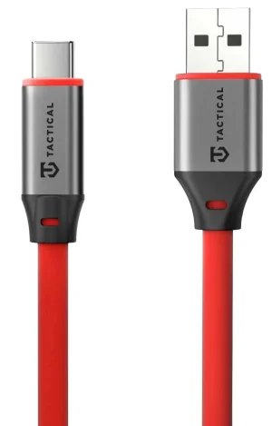 Tactical Fat Man 2.0 Cable USB-A/USB-C 1m Red