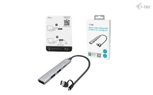 i-tec USB-A/USB-C Metal HUB 1x USB-C 3.1 + 3x USB 2.0 - obrázek 2