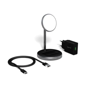 Epico 2in1 Magnetic Wireless Charger - černá - obrázek 2