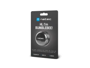 Natec BUMBLEBEE rozbočovač 3x USB 2.0 HUB černý - obrázek 3