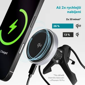 Epico UltraDrive Qi2 Alu Mag+ nabíječka ED70-černá - obrázek 3