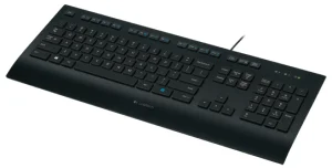 Logitech K280e/Drátová USB/US layout/Černá