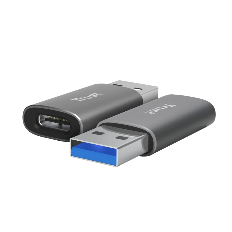 TRUST CALYX USB-A to USB-C ADAPTER 2pack