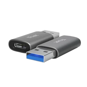 TRUST CALYX USB-A to USB-C ADAPTER 2pack