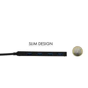 i-tec USB 3.0 SLIM HUB 4 Port passive - Black - obrázek 2