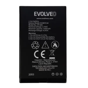 EVOLVEO orig. baterie 1000 mAh pro EasyPhone XD/XR (EP-600/601)