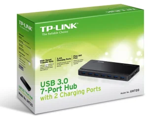 TP-Link 7 ports USB 3.0 Hub + 2 power charge USB ports - obrázek 3