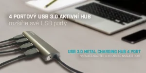 i-tec USB 3.0 Metal Charging HUB 4 Port - obrázek 4