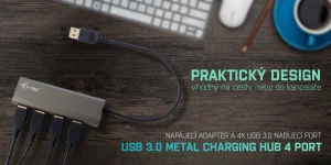 i-tec USB 3.0 Metal Charging HUB 4 Port - obrázek 8