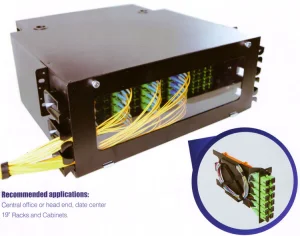 19" Optická VH vana  4U HD144 (SC)-288(LC) vláken