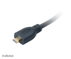 AKASA - HDMI na mikro HDMI adaptér - 25 cm - obrázek 2