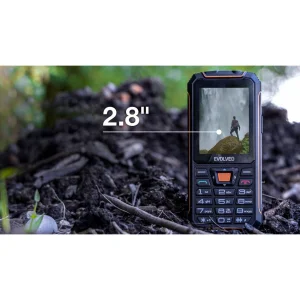 EVOLVEO StrongPhone Z6, IP68 odolný Dual SIM telefon, 2,8"LCD, 4000mAh, Powerbanka, černo-oranžový - obrázek 7