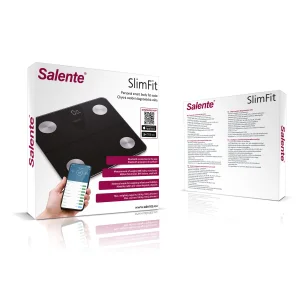 Salente SlimFit, chytrá osobní diagnostická fitness váha, Bluetooth, černá - obrázek 9