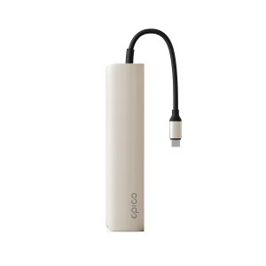 Epico 6v1 hliníkový USB-C 8K hub - hvězdná - obrázek 3