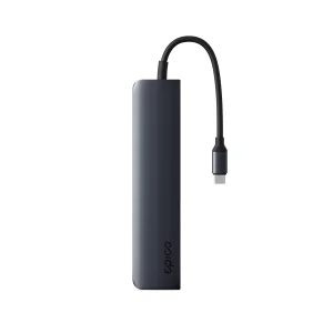 Epico 6v1 hliníkový USB-C 8K hub - inkoustová - obrázek 2
