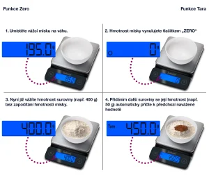 Salente DiamondCook, kuchyňská & přesná desetinná váha 2v1 - obrázek 10