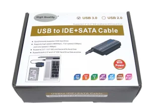 PremiumCord USB 3.0 - SATA + IDE adaptér s kabelem - obrázek 2