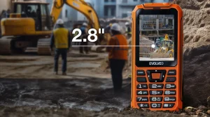 EVOLVEO StrongPhone Z6, IP68 odolný Dual SIM telefon, 2,8"LCD, 4000mAh, Powerbanka,, oranžový - obrázek 12