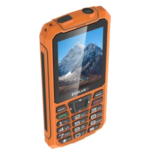 EVOLVEO StrongPhone Z6, IP68 odolný Dual SIM telefon, 2,8"LCD, 4000mAh, Powerbanka,, oranžový - obrázek 9