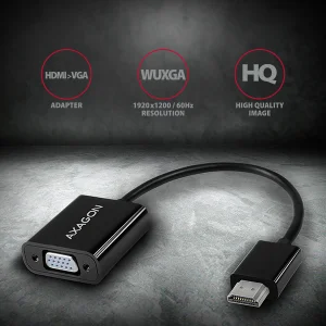 AXAGON RVH-VGN, HDMI -> VGA redukce / adaptér, FullHD, 1920*1200 - obrázek 3