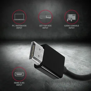 AXAGON RVH-VGN, HDMI -> VGA redukce / adaptér, FullHD, 1920*1200 - obrázek 4